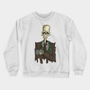 Tired Skeleton Crewneck Sweatshirt